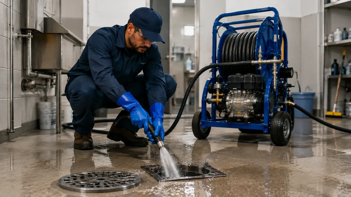 Floor Drain Hydro Jet Cleaning in Cardiff By The Sea